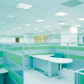 玻璃布面鋼板屏風卡座