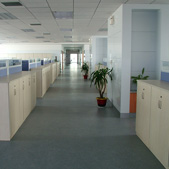 玻璃布面屏風卡位